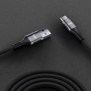 66W Usb-A To Type-C Örgülü Hızlı Şarj ve Data Kablosu 2 Metre