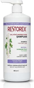 Restorex Saç Dökülmesine Karşı Şampuan 900 ml - Sağlıklı Uzama Etkili