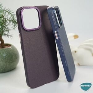 Apple iPhone 15 Plus Için Kılıf Metalist Leather Mavi [iphone 15 Plus ile Uyumlu Kılıf - Mavi]