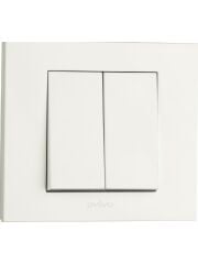 Ovivo Grano Beyaz Komütatör Çerçeveli