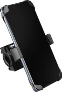 Gaman HY-XH09 Kaliteli Bisiklet ve Motosiklet Için Telefon Tutucu 360° Ayarlanabilir (Kirmizi+Siyah Renk) Çok Renkli