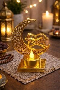 Gold Yeni Pilli LED Işık, Askılı Fener Süsü Sarı Işıklar Peri Işıkları Aydınlatmalı Şerit LED Ramazan Süsü LED Işık