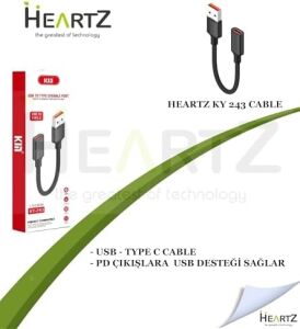 USB To Type C Şarj ve Data Çevirici Pd Dönüştürücü, Skartlar Kırılır Ama Kablo Bükülebildiği Için Kırılmaz Tak Kullan Tak Çalıştır Uzun Ömürlü Kullanabileceğiniz Dönüştürücü ve Aktarım Kablosu 243