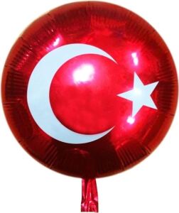 Türk Bayrağı Folyo Balon 1 Adet