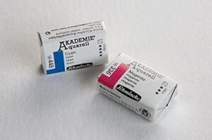 Akademie Aquarell Yarım Tablet Sulu Boya 442 Indigo