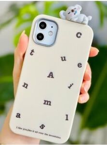 Iphone 12 ve 12 Pro ile Uyumlu Koala Tasarım Oyuncaklı Esnek Silikon Kılıf