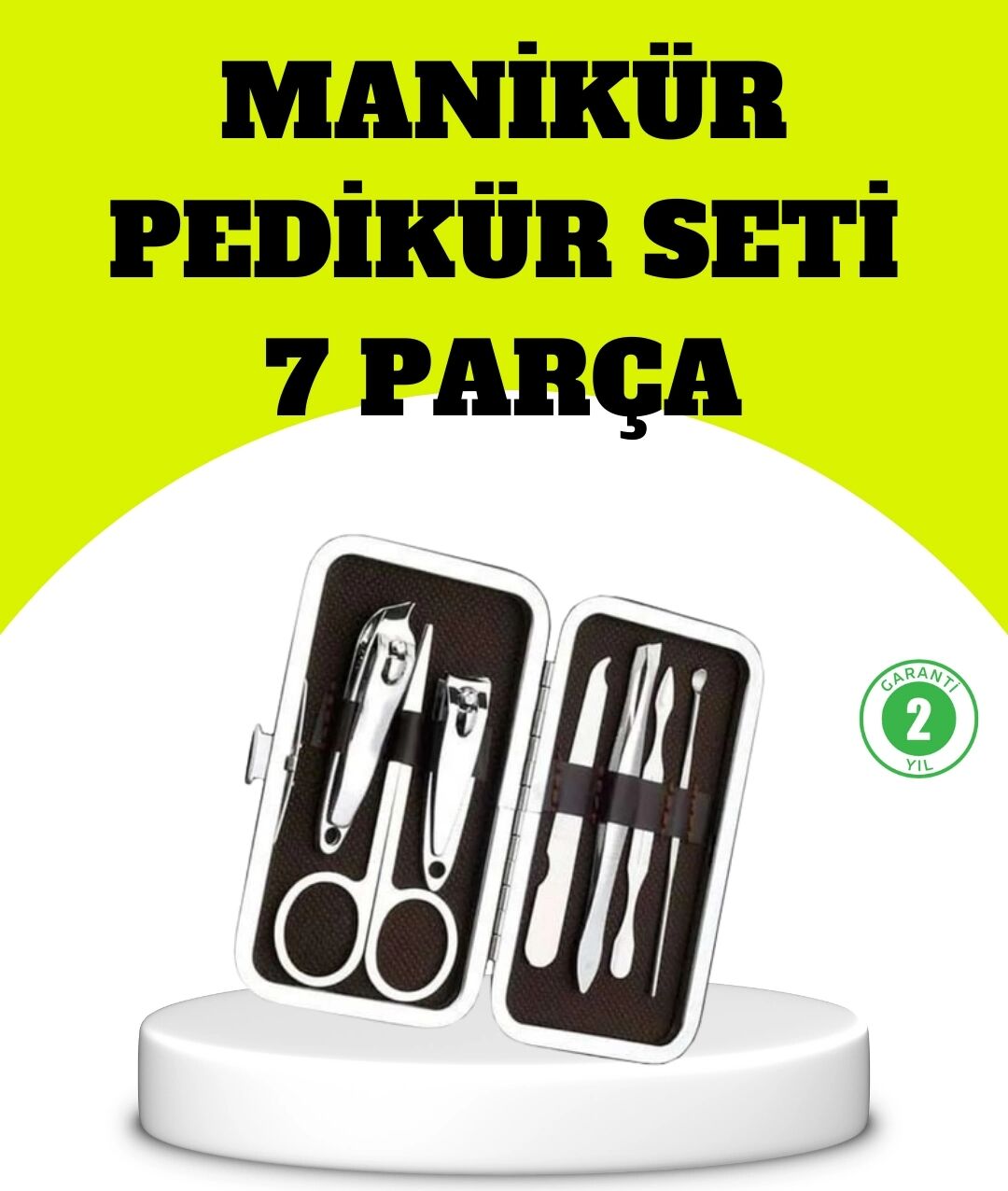 Paslanmaz Çelik Kişisel Bakım Seti – 7 Parça