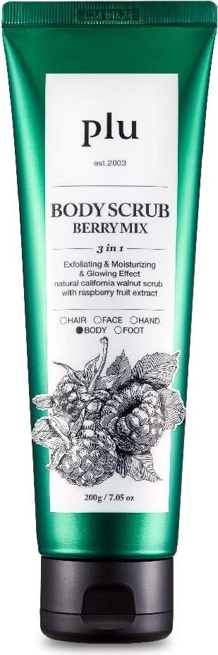 Plu Original Body Scrub Berry Mix 200 gr Kırmızı Meyveli Vücut Peelingi