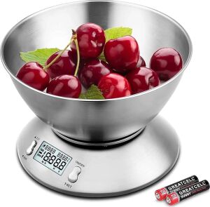 LCD Ekran Elektronik Dijital Mutfak Terazisi Inox Hassas Mutfak Tartısı