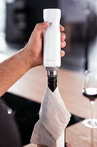 & Save Vakumlu Şarap Tıpası Seti, 3 Parça, Gri