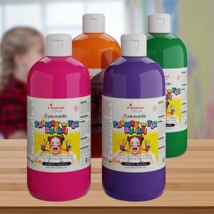 Ara Renkler Parmak Boyası 4'lü Set 4X500 gr