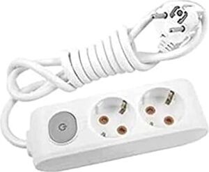 Multi-Let 2li Anahtar-Topraklı Kablo Ç.k 2mt Priz