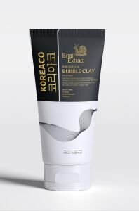 Salyangoz Özlü Mucize Bubble Clay Yüz Maskesi | Ultra Yumuşak Nemli Parlak Köpüren Yüz Maskesi 100ML