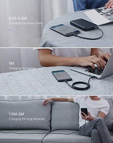 Micro-Usb & Usb-A Data ve Şarj Kablosu, 2 Metre, Beyaz