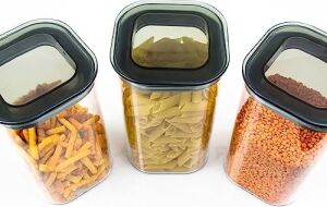 Omak  3 'lü 1.1 Lt. Kare Erzak Kabı Seti