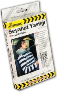 Automix Seyahat Yastığı | Ergonomik Boyun Destek Yastığı | Araç, Uçak ve Seyahat Için Konforlu