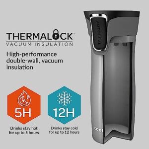 Westloop Autoseal Termos Bardak 470 ml Turuncu