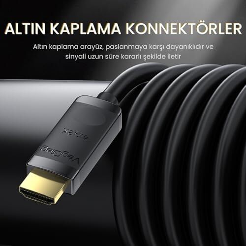 4K 30Hz Mini Displayport To HDMI Dönüştürücü Kablo 1.5 Metre