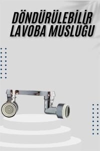 Dönebilen Musluk Başlığı Akrobat Mutfak Banyo Musluk Ucu Başlığı Oynar Başlıklı