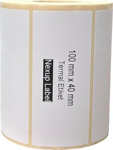 100X40 mm Termal Etiket, Barkod/adres/kargo Termal Etiketleri,  ve Diğer Yazıcılarla Uyumlu