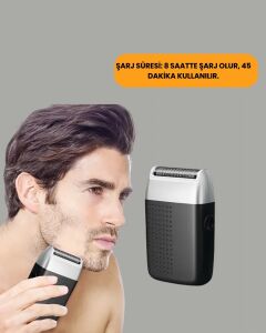 Evde Kişisel Bakımın Yeni Yolu – Kompakt ve Ergonomik Tıraş Makinesi