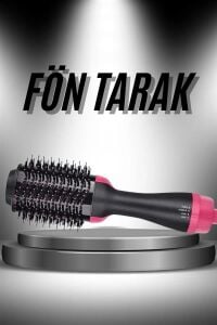 Saç Şekillendirici ve Saç Düzleştirici Fön Tarağı Tarak Fırça 1200W Saç Kurutma