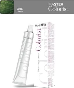 Professional Tüp Saç Boyası Boya 60 ml Yeşil Yeşil