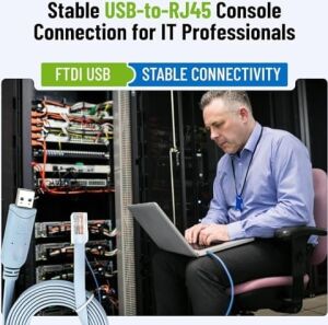 A-5238A USB Cisco Konsol Consol RJ45 CH340 Kablosu - 1.8 M