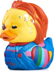Tubbz Box-Edition Chucky Yaralı Koleksiyoncu Vinil Kauçuk Ördek Figürü - Resmi Chucky Ürünü - Horror Tv & Filmler