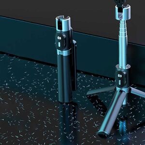 Senon P60 Plus Çok Fonksiyonlu Kumandalı Tripod ve Selfie Çubuğu Zore Selfi Çubuğu Beyaz