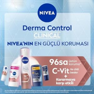 Men Erkek Stick Deodorant Derma Control Clinical 50 Ml, 96 Saat Üstün Koruma