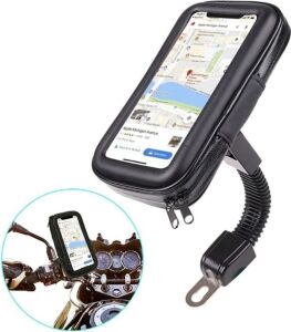 Su Geçirmez Motosiklet Scooter Telefon Standı Dokunmatik Ekranlı Bisiklet Tutucu