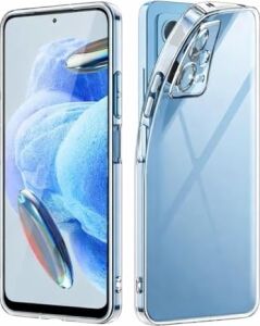 Xiaomi Redmi Note 12 Pro 5g ile Uyumlu Kılıf Şeffaf Silikon Kamera Korumalı 3D