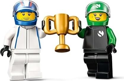 City Vcarb ve Sauber Yarış Arabalı F1 Gridi Oyuncak Araç Seti 60474-6 Yaş ve Üzeri Kız ve Erkek Çocuklar Için F1 Araba Oyuncağı ve 2 Sürücü Minifigürü Içeren Araç Seti, Hediye Fikri (313 Parça)