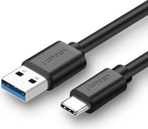 3.0 A Usb-A & Usb-C, Data ve Şarj Kablosu,1 Metre, Siyah, ACBUGN20882