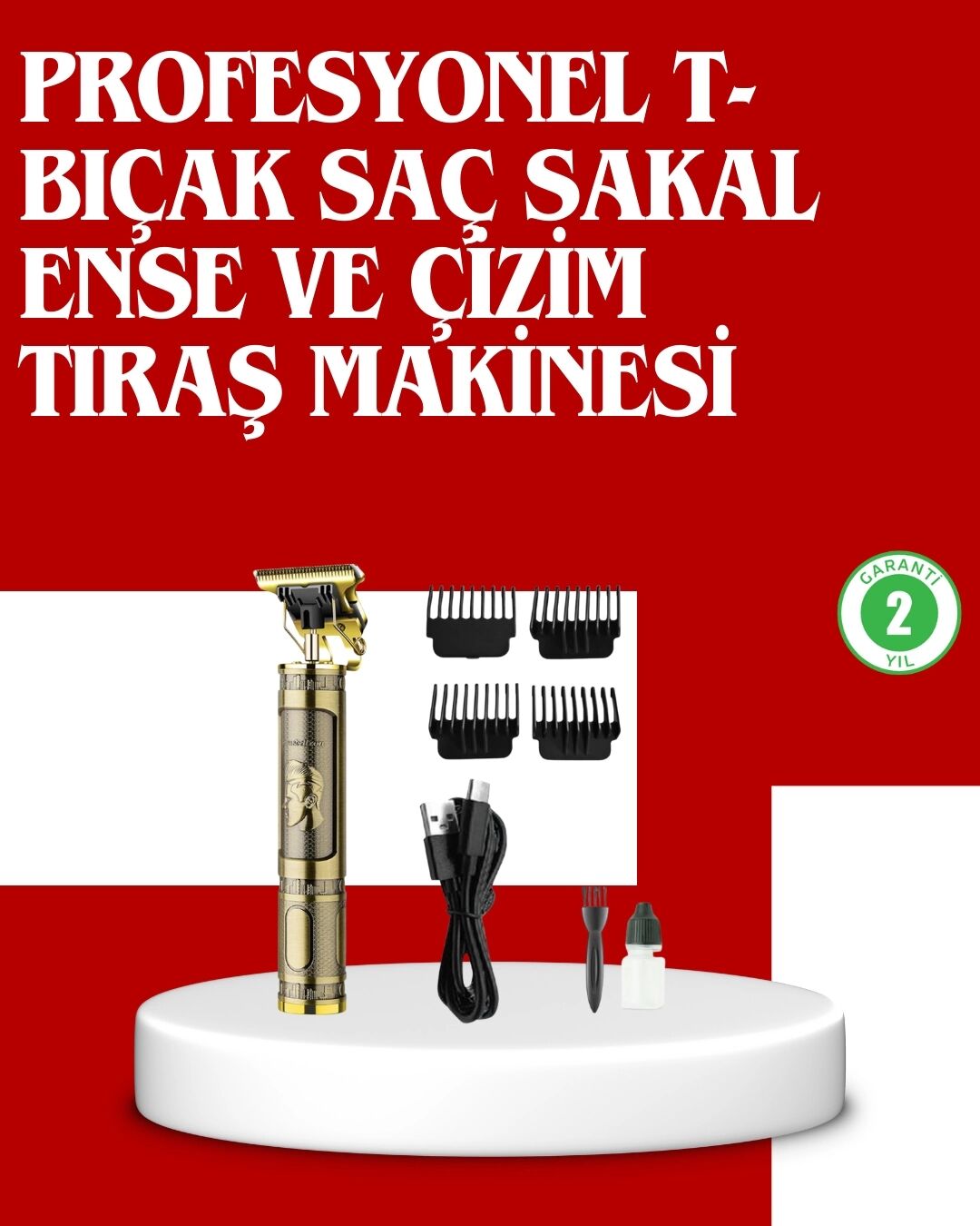 Daling Profesyonel Tıraş Makinesi Islak ve Kuru Kullanım