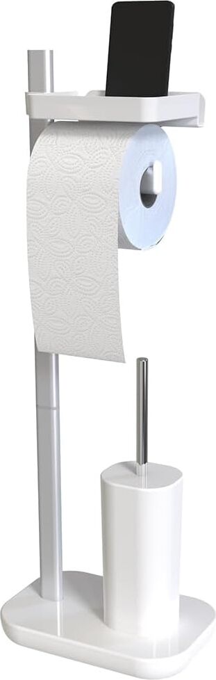 Suı Tuvalet Kağıtlık Tuvalet Fırçalı-Beyaz M-E75T-01