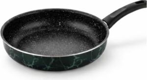 30 cm Teflon Tava, Yapışmaz Yüzey, Homojen Isı Dağılımı, Ergonomik Sap, Yeşil Mermer Desen
