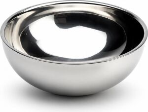 Paslanmaz Çelik Çift Katmanlı Çerez Kasesi 10’lu Set 11,5 cm Isı Yalıtımlı Çelik Kase Kahvaltılık Çorba Çerez Meyve Yoğurt Servis Kasesi Kaymaz Dayanıklı Metal Mutfak Kasesi