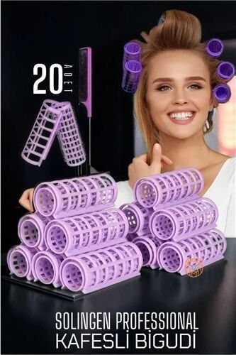 Kafes Gece Bigudisi 2.5 cm 20 Adet Solingen Professional