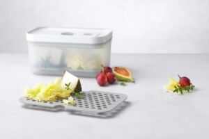 Fresh & Save Vakum Aksesuarları Seti Plastik Kutular Için, M/l / 2-Parça