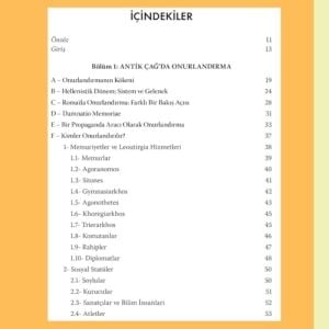 Antik Yunan ve Roma'da Onurlandırma: Propaganda, Gelenek ve Kentler