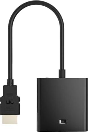 CHB021 HDMI To VGA Çevirici Dönüştürücü 3.5mm Aux Ses Destekli Çıkış