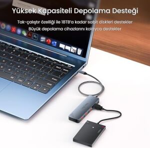 4 Portlu 10GBPS Type-C To 2*usb-A 2*type-C USB 3.2 Gen2 USB Çoklayıcı Dönüştürücü Hub