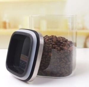 700ML Sızdırmaz Vakumlu Metal Kapaklı Borosilikat Cam Kavanoz – Hava Geçirmez & Dayanıklı Gıda Saklama Kabı (10CM x 13CM)