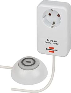Eco Line Comfort Switch Adaptör El Csa 1 (Işıklı El/ayak Şalterli Priz, Yüksek Dokunma Korumalı, 1,5 M Kablo)
