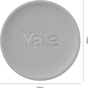 Dot - Gümüş - 05/601000/SI | Yale Linus Akıllı Kilit L2 ile Çalışır | Kapıyı Kilitlemek/açmak Için Dokunmak Yeterli | Anahtarsız Erişim | Wi-Fi ve Bluetooth | Yale Home Uygulaması