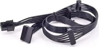 6 Pin Power Supply Kablosu 6 Pin Modüler Sata Kablo 6 Pin 4x Sata Kablo 90 cm 6 Pin Sata Kablo Power Supply Kablosu