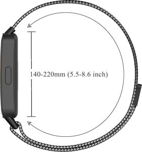 Band 10-9-8 ile Uyumlu Milano Loop Kordon Manyetik Tasarımlı Paslanma Yapmayan  Band 10 Kayışı Aşınmaya Dayanıklı Bileğe Göre Ayarlanabilen  Band 10 Metal Kordon