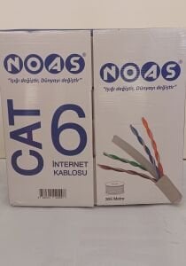 Noas 305MT Cat6 23 Awg Utp 4pr Internet Kablosu